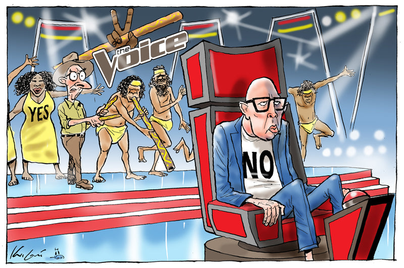 The Voice Judge | Australian Political Cartoon
