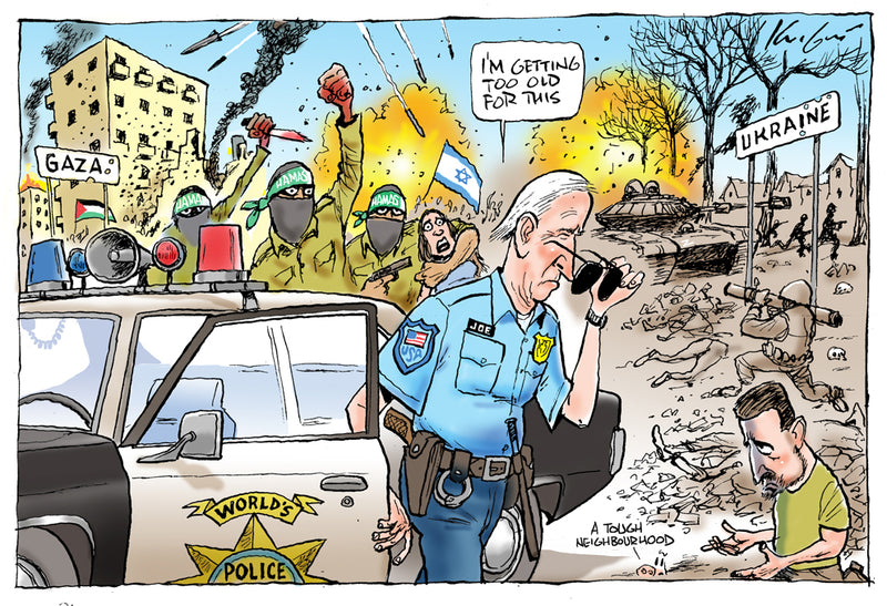 The World's Policeman | International Political Cartoon