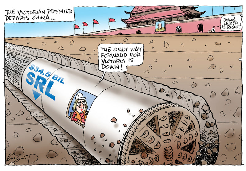 The only way forward | Australian Political Cartoon