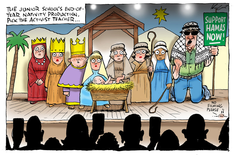 The School Nativity Play | Australian Political Cartoon