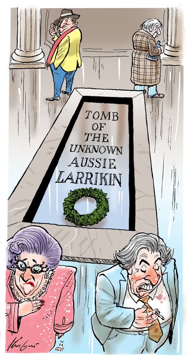 Tomb of Unknown Larrikin | Major Event Cartoon