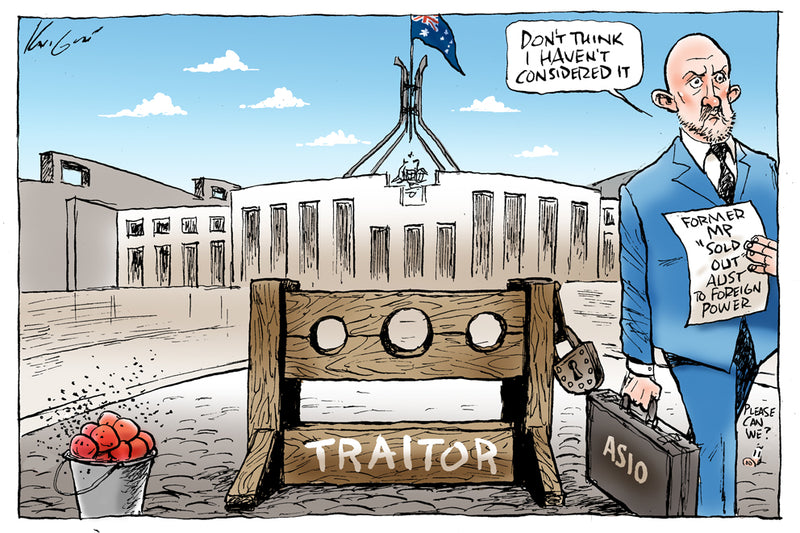 Traitor MP | Australian Political Cartoon
