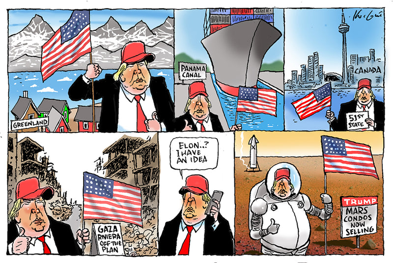 Trump Imperialism | International Political Cartoon