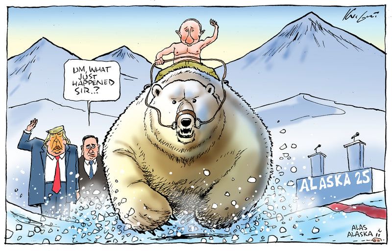 Trump and Putin in Alaska | International Political Cartoon