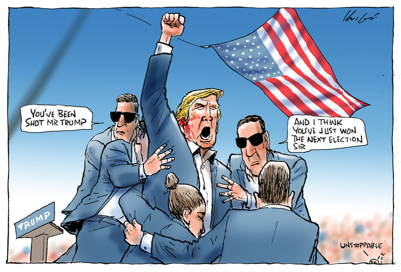 Trump shot | International Political Cartoon