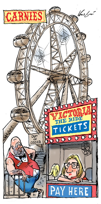 Victoria's Carnies | Australian Political Cartoon