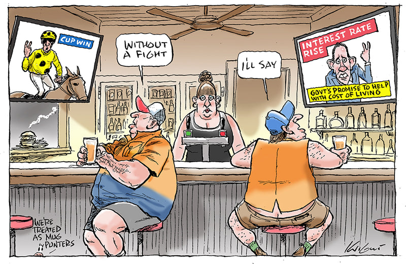 Without a Fight Wins the Cup | Australian Political Cartoon