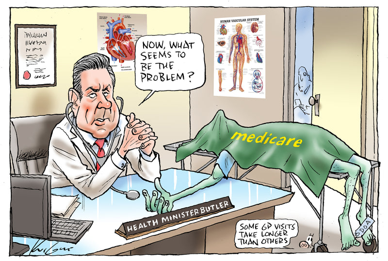 Health Minister Butler | Australian Political Cartoon