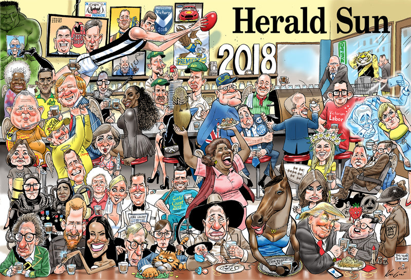 2018 Herald Sun NYE Frontpage | Frontpage Covers