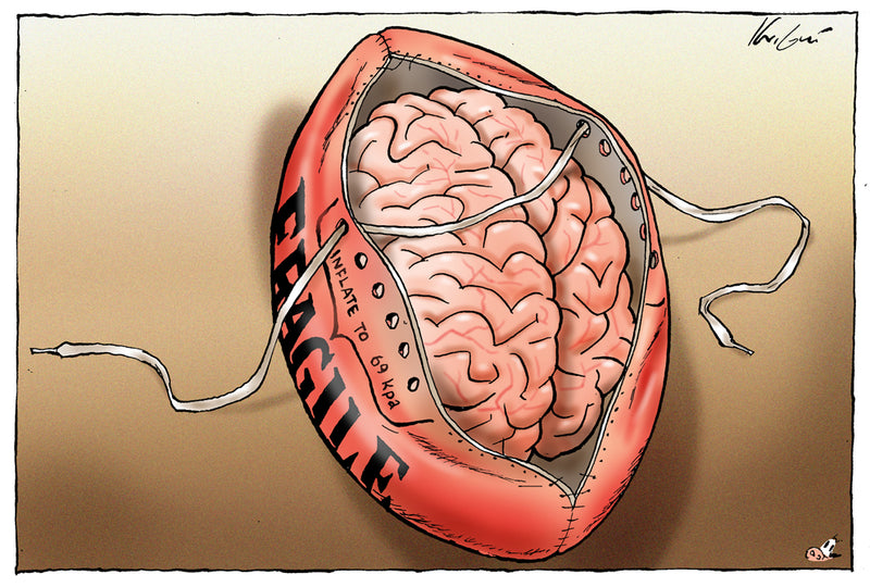 AFL Brain Injuries | Sports Cartoon