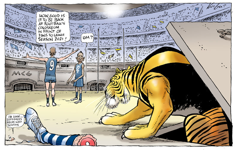 2021 AFL Season Launch | Sports Cartoon