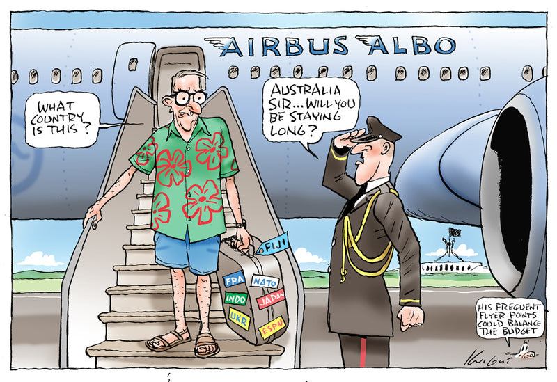 Airbus Albo | Australian Political Cartoon