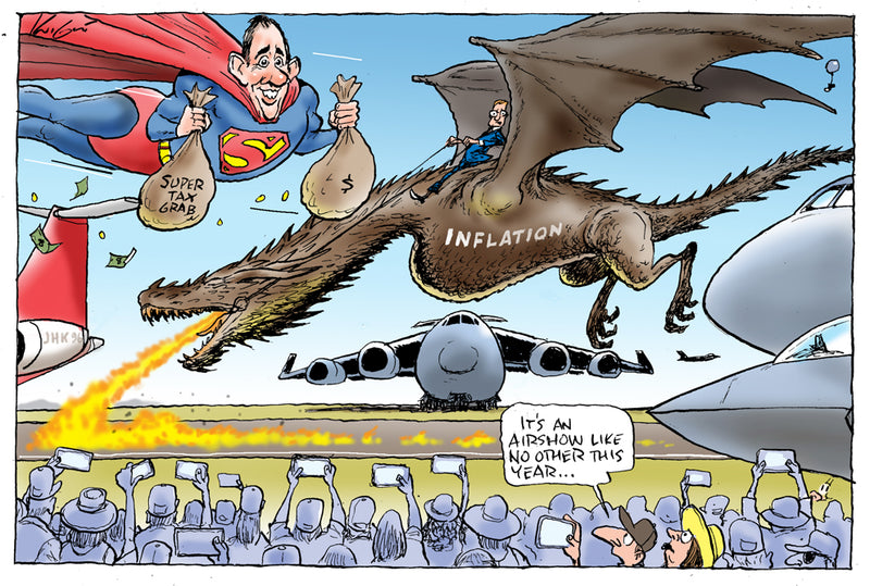 Airshow 2023 | Australian Political Cartoon