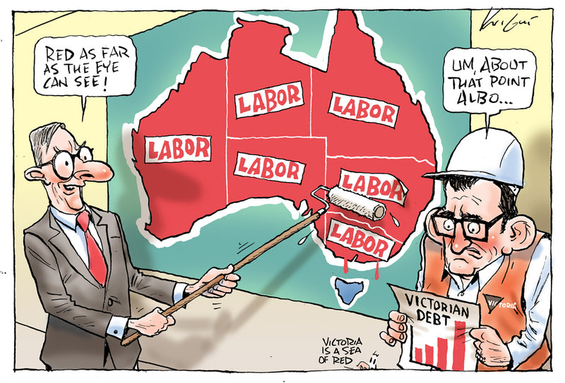 All Labor States | Australian Political Cartoon