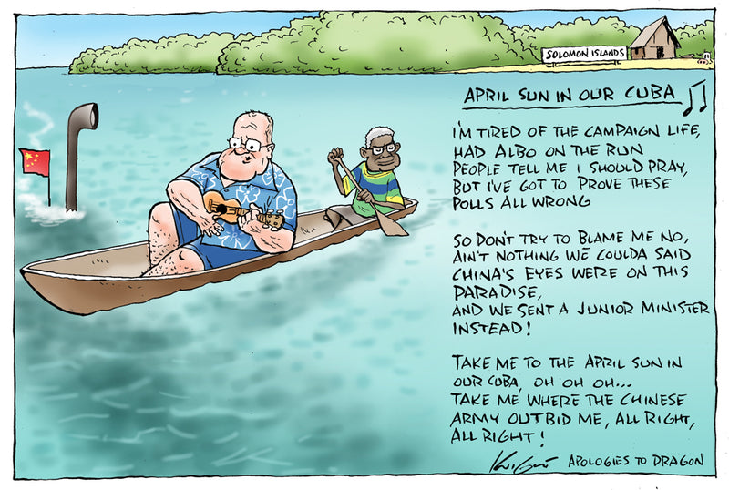 April Sun in our Cuba | Australian Political Cartoon