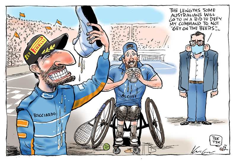 Aussie Sport Stars on the Beers! | Sports Cartoon