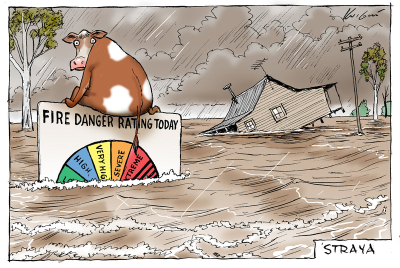 Australia Droughts and Flooding Rains | Australian Political Cartoon