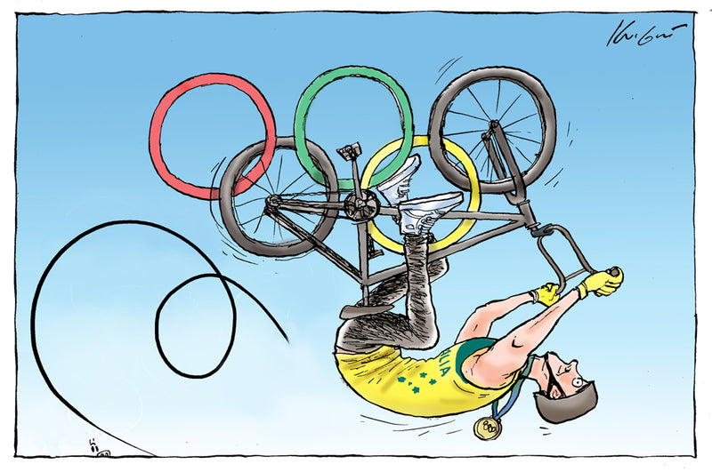 BMX Olympic Gold Medal | Sports Cartoon