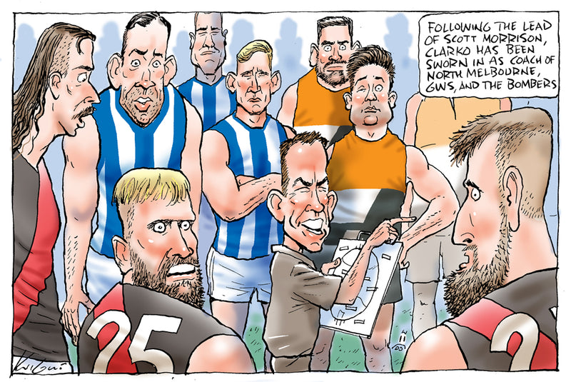 Clarkson's coaching options | Sports Cartoon