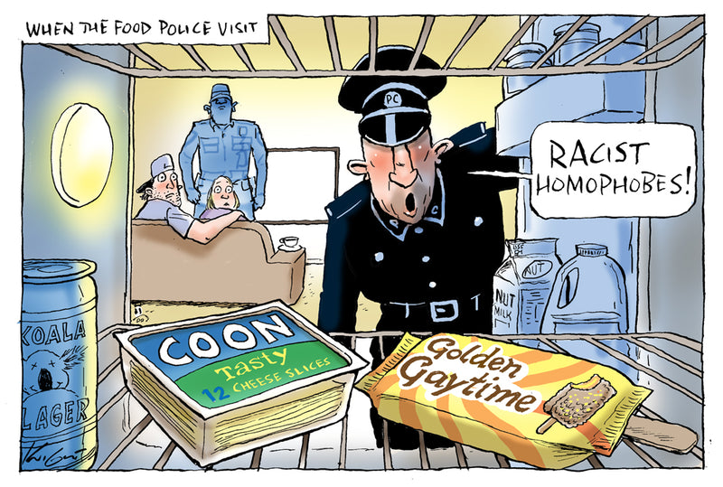 When The Food Police Visit | Australian Political Cartoon