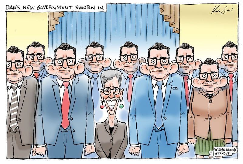 Dan's New Ministry | Australian Political Cartoon