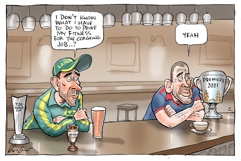 Dees' coach fitness now questioned | Sports Cartoon