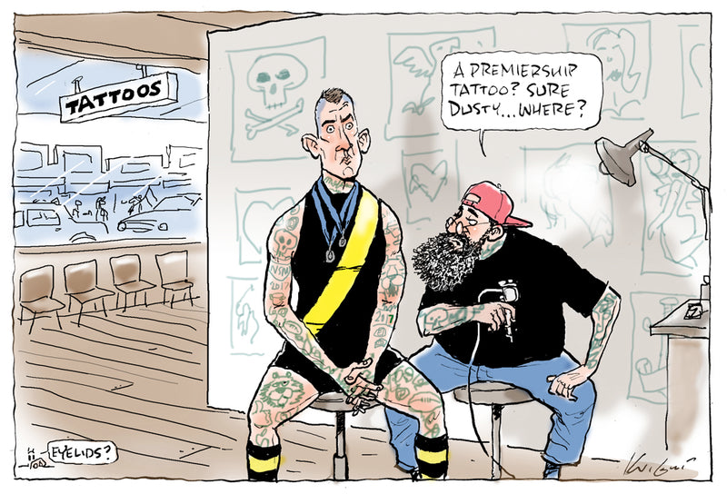 Dusty's Premiership Tattoo | Fan Favourite Cartoon