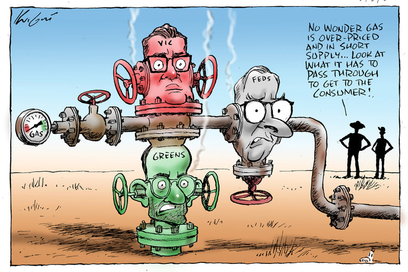 Gas Prices | Australian Political Cartoon