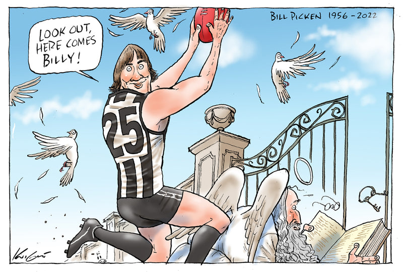 Here comes Billy! | Sports Cartoon