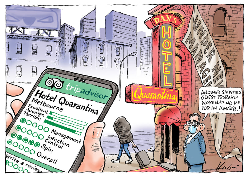 Hotel Quarantine Reviewed | Covid 19 Cartoon