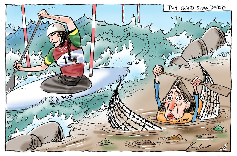 Jessica Fox Wins Olympic Gold in the Kayak | Sports Cartoon