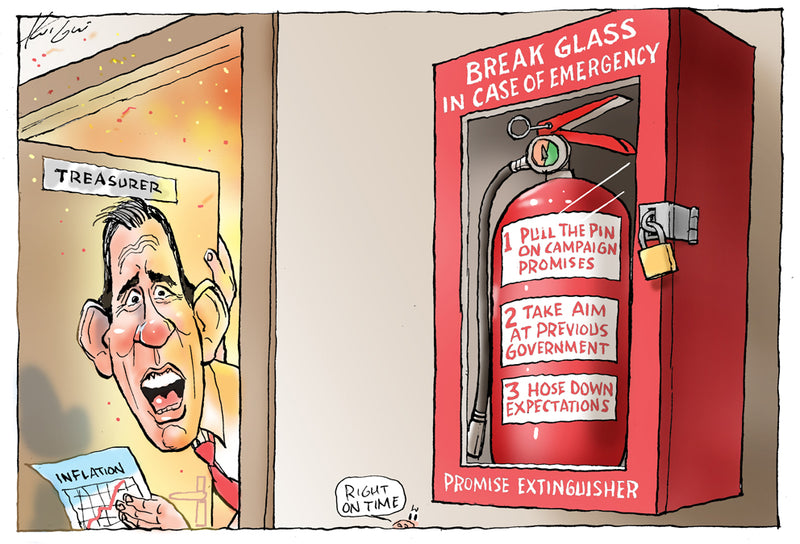 Jim Chalmers our new treasurer | Australian Political Cartoon