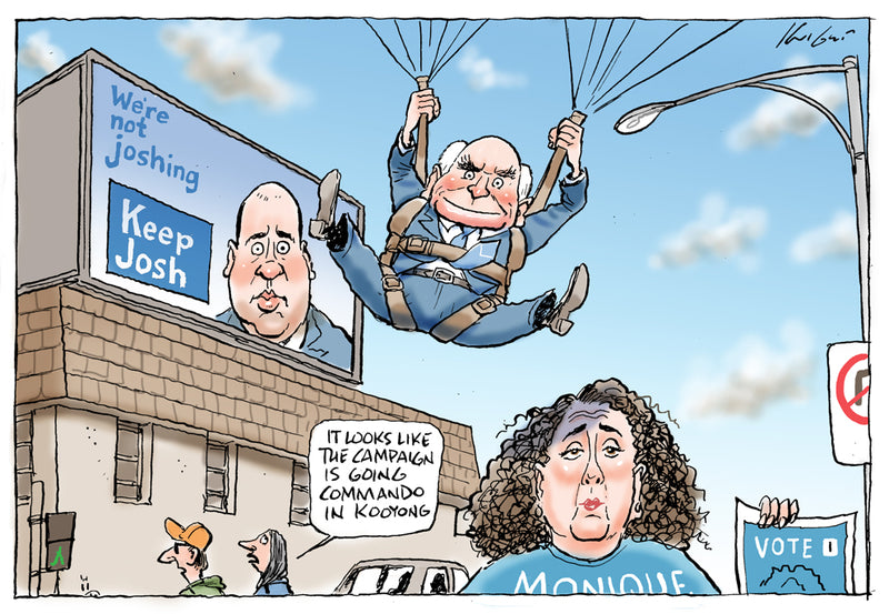 John Howard in Kooyong | Australian Political Cartoon