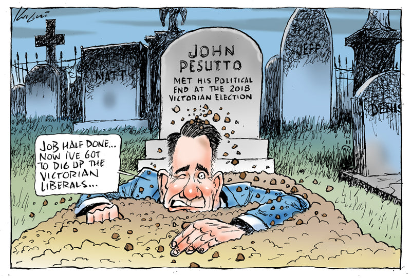 John Pesutto the new Liberal Leader| Australian Political Cartoon