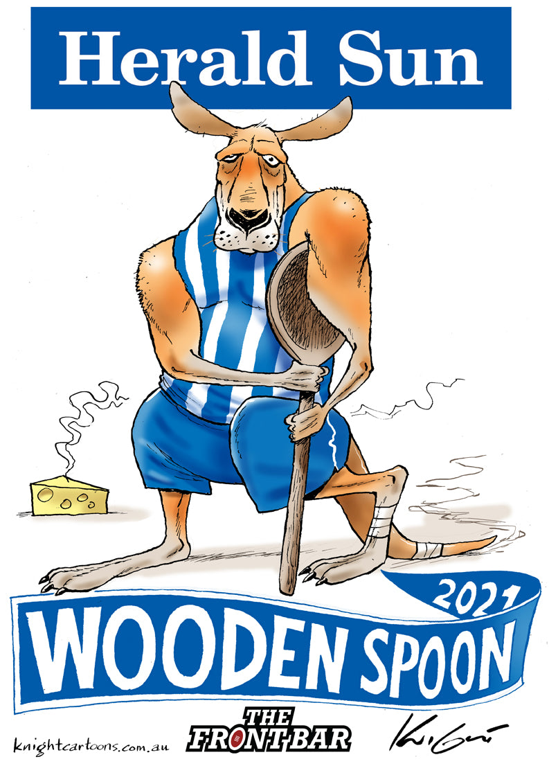 2021 North Melbourne Wooden Spoon | Front Bar Exclusives