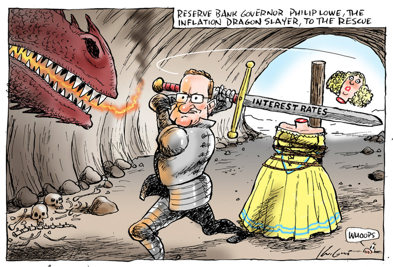 Knight in Shinning armour | Australian Political Cartoon