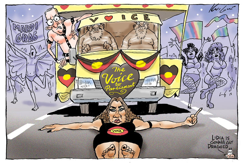Lidia Thorpe at Mardi Gras | Australian Political Cartoon
