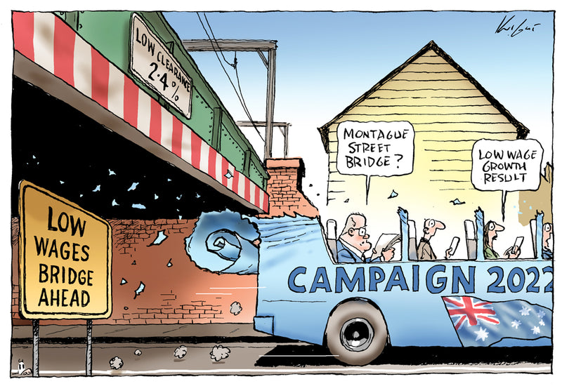 Low Wages | Australian Political Cartoon