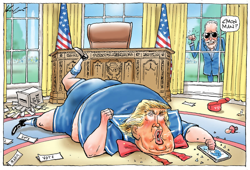 Donald loses 2020 Presidential election | International Political Cartoon