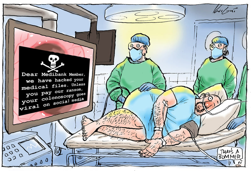 Medibank hacked  | Australian Political Cartoon
