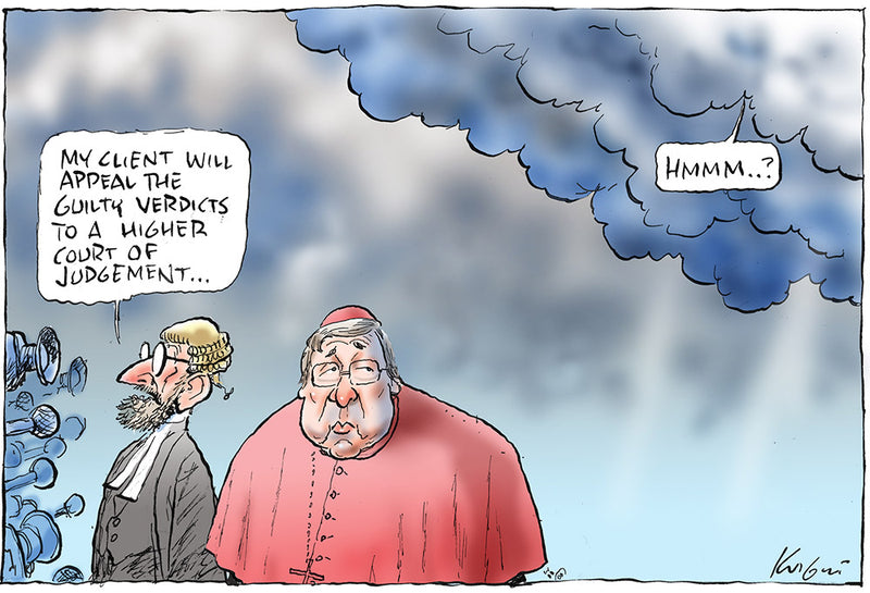Cardinal George Pell appeals to a higher court | Major Event Cartoon