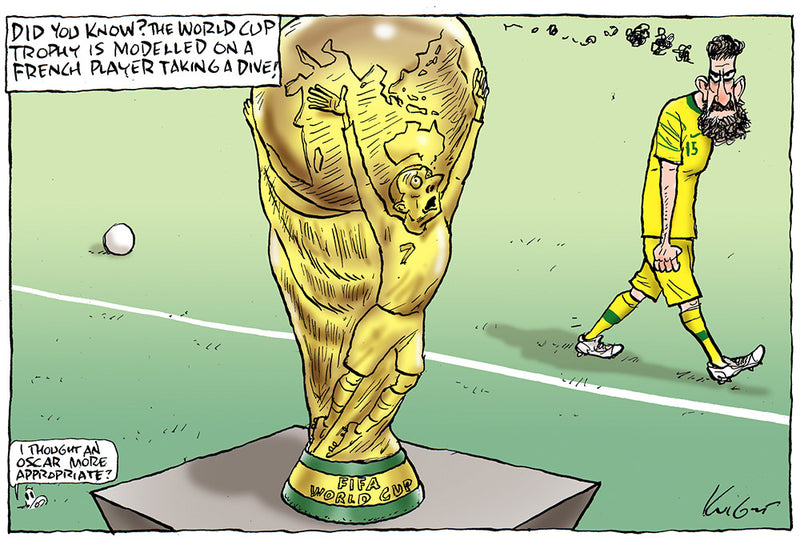 Socceroos eliminated by the French at the 2018 World Cup  | Sports Cartoon