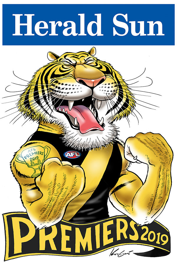 Richmond Tigers Premiership Poster 2019