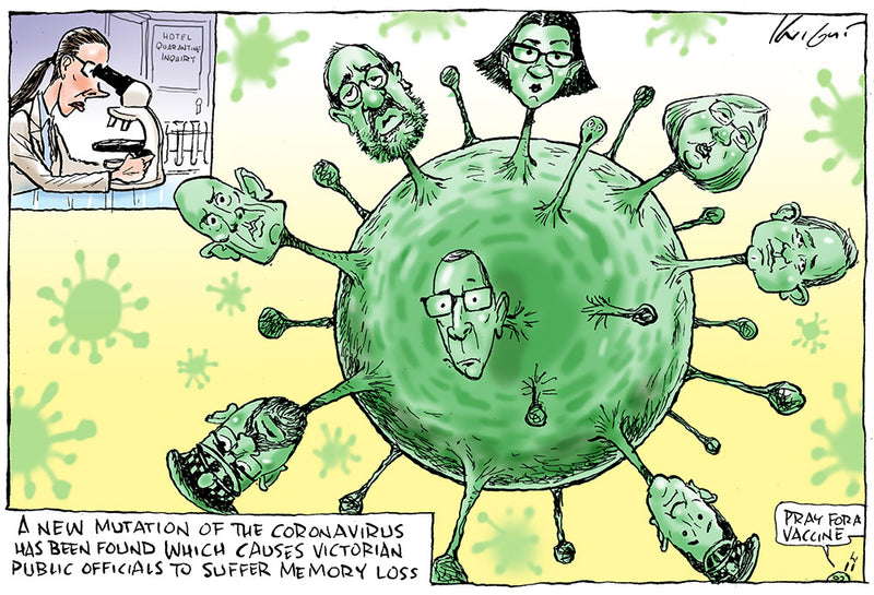 VIC Govt avoiding responsibility for hotel quarantine outbreak | Australian Political Cartoon