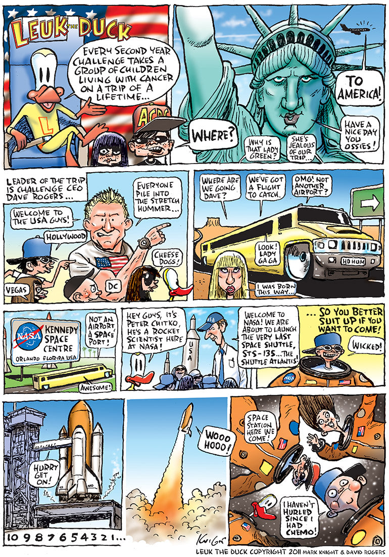 Leuk comic strip | Cancer Foundation