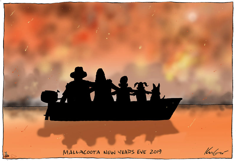 Australian's devastating bushfires in 2019-2020 | Major Event Cartoon