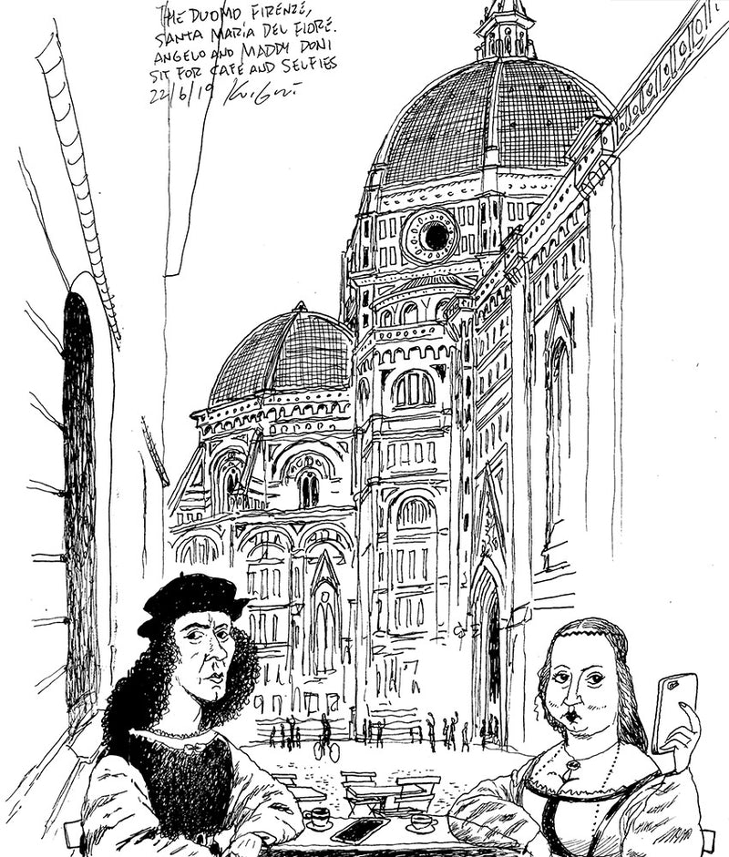 Coffee at the Duomo Firenze | Sketch