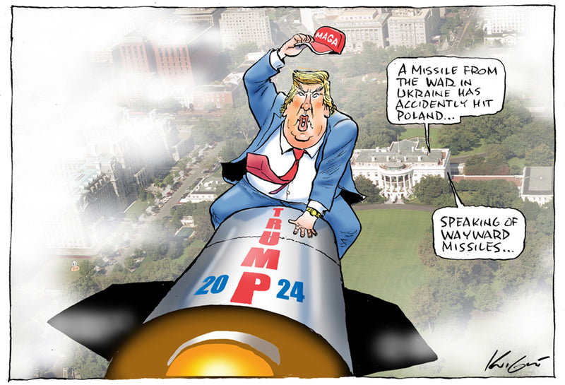 Donald Trump running for President in 2024 | International Political Cartoon