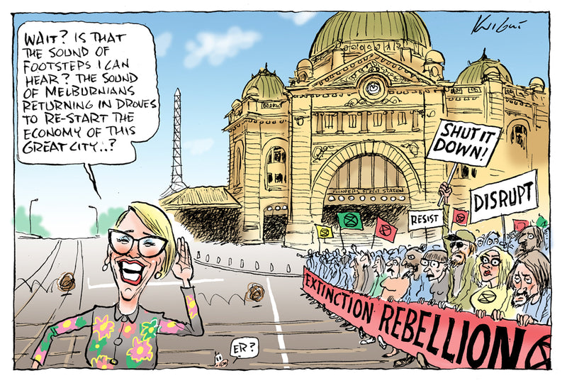 Melbourne Lord Mayor Sally Capp | Australian Political Cartoon