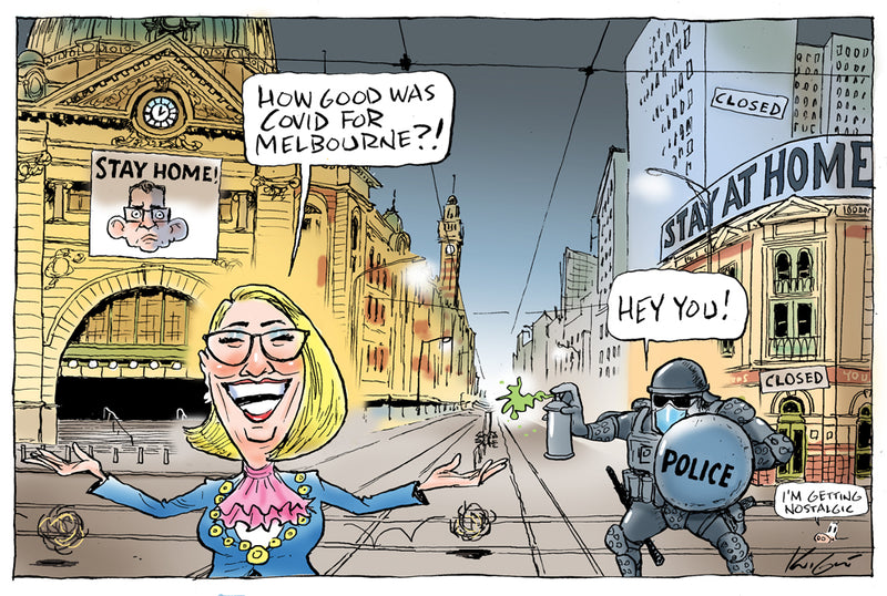 Melbourne Lord Mayor Sally Capp | Australian Political Cartoon